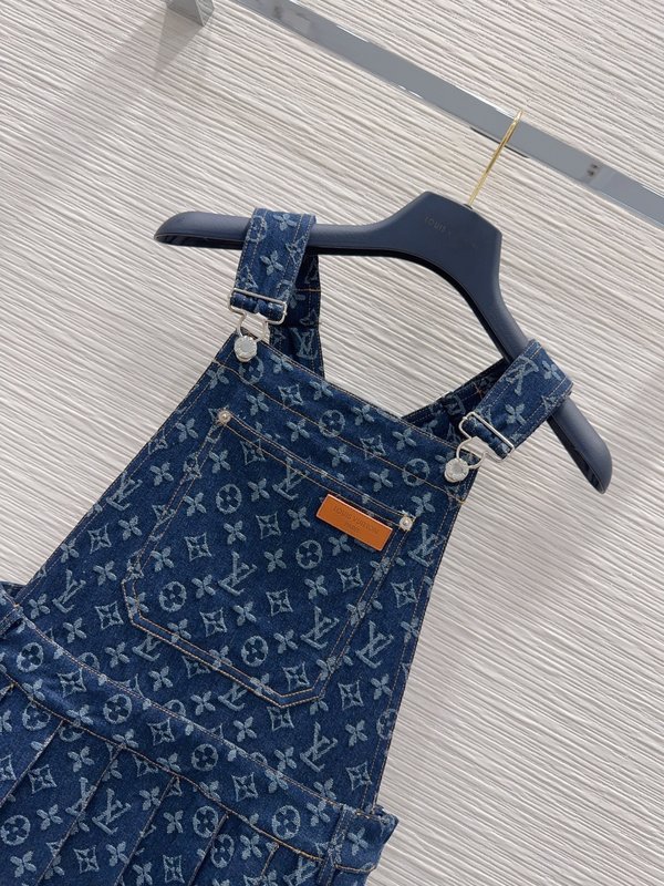 루이비통 데님 오버롤 원피스 001-233640