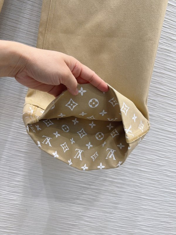 레트로 우아한 텍스처 커스텀 롱팬츠 001-233675
