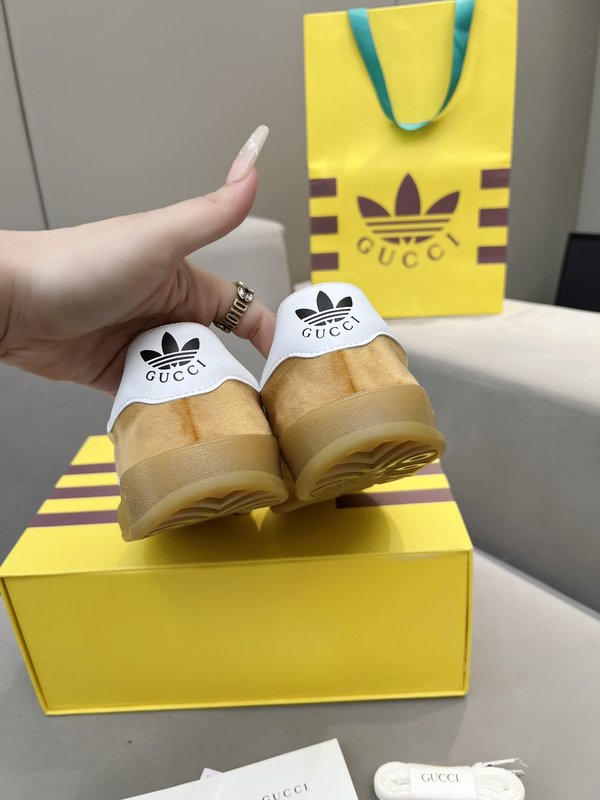 구찌 아디다스 오리지널스 가젤 레트로 스니커즈 001-233913