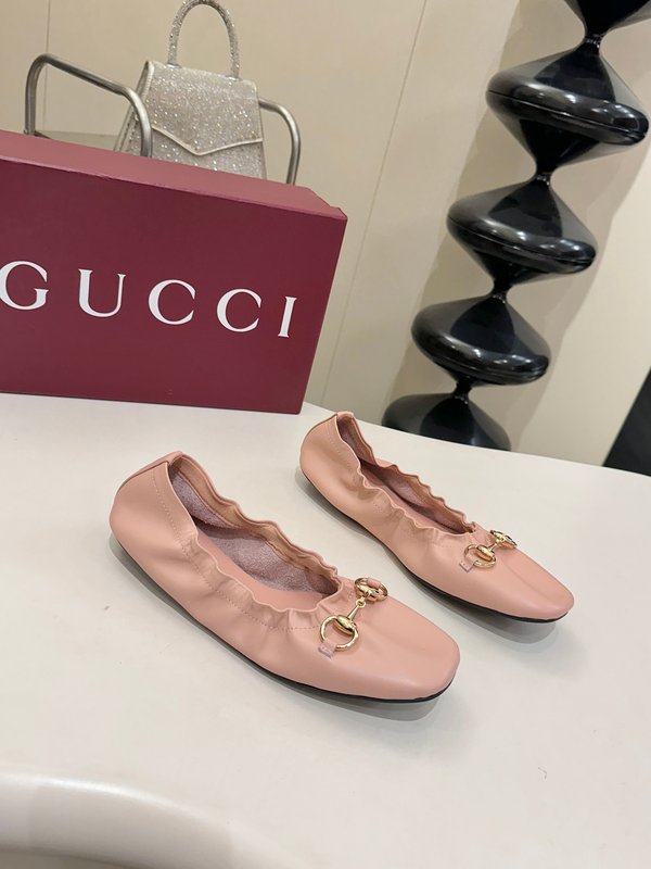 구찌 여성용 발레 플랫 슈즈 001-233974