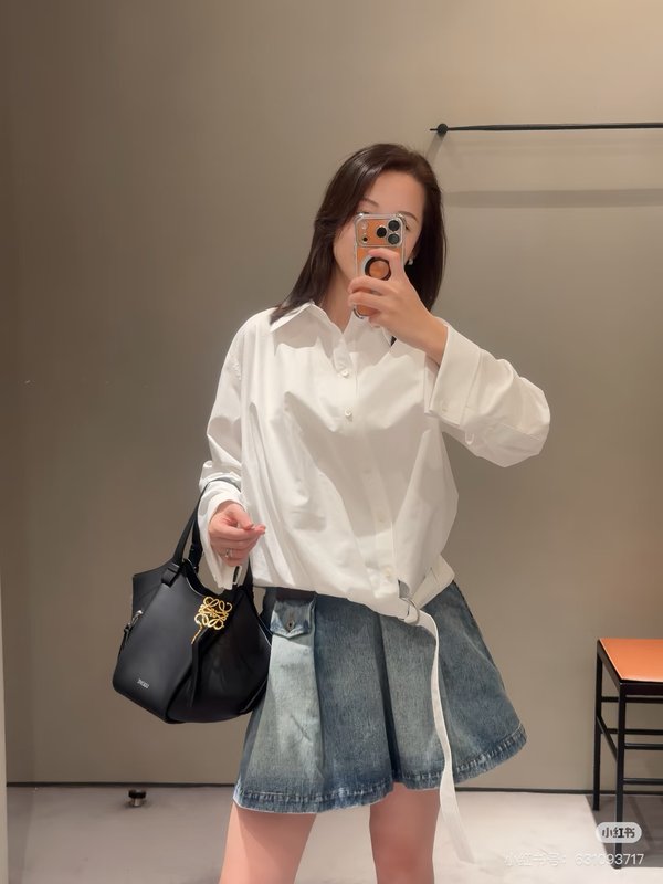 로에베 신제품 비대칭 디자인 셔츠 001-234004