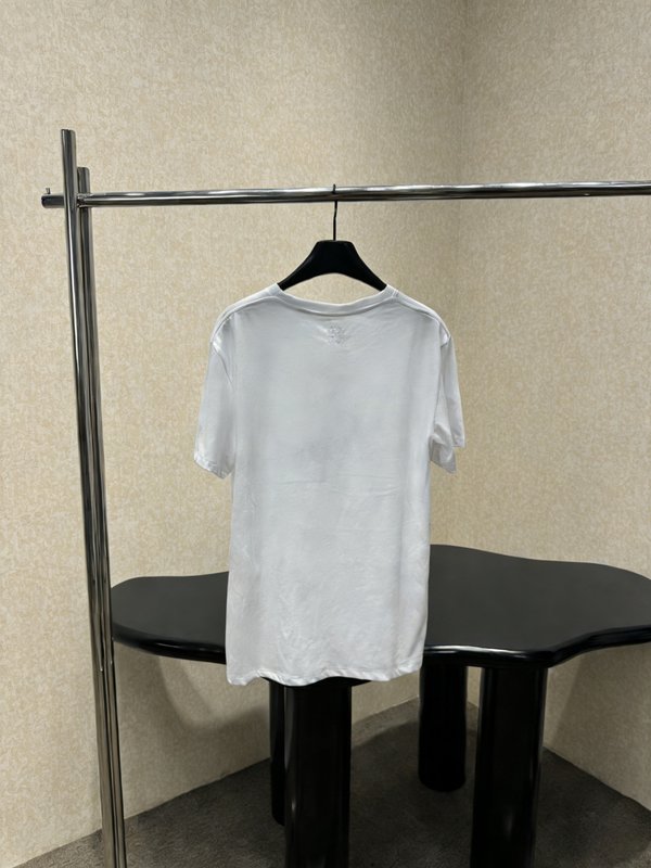 로에베 주름 코튼 블렌드 루즈핏 티셔츠 001-234085