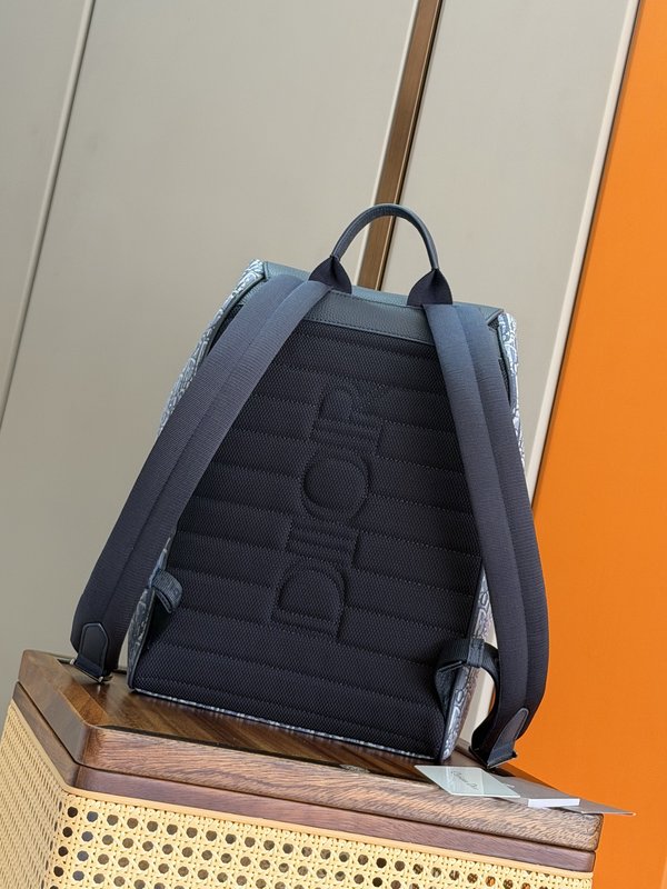 디올 블루 오블리크 프린트 백팩 001-234883