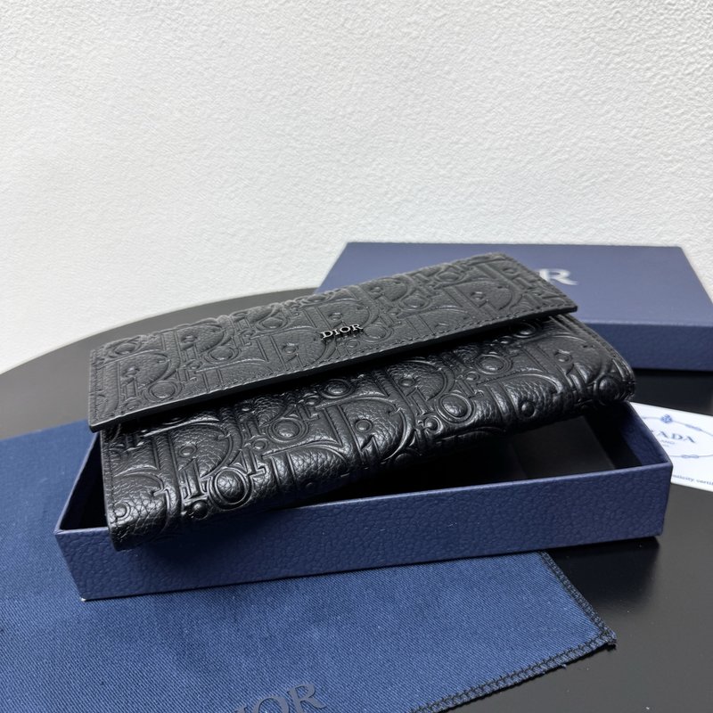 디올 그라비티 엠보싱 롱 월릿 001-234984