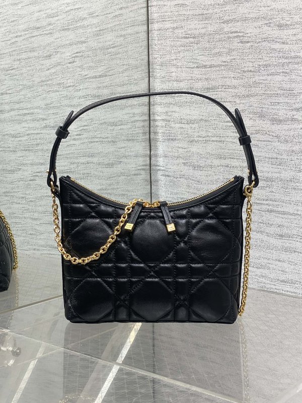 디올 미스 디올 블랙 퀼팅 숄더백 001-235040