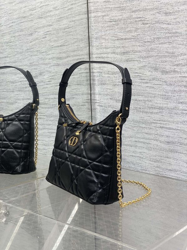 디올 미스 디올 블랙 퀼팅 숄더백 001-235040