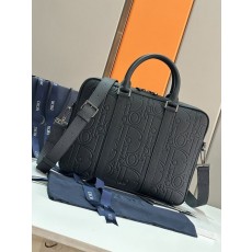 디올 블랙 CD 다이아몬드 캔버스 브리프케이스 001-235179