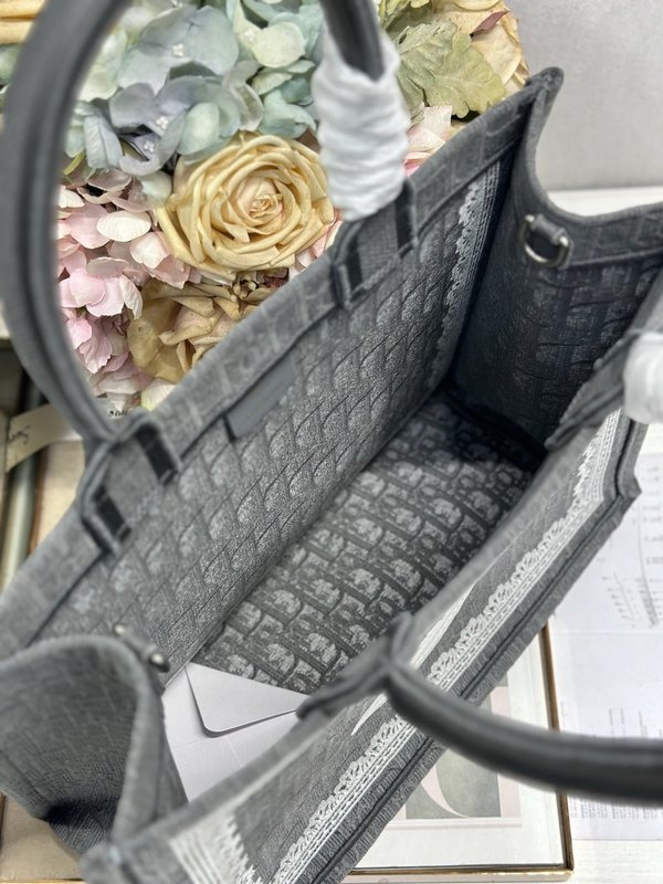디올 북토트 숄더백 미디엄 딥그레이 001-235258