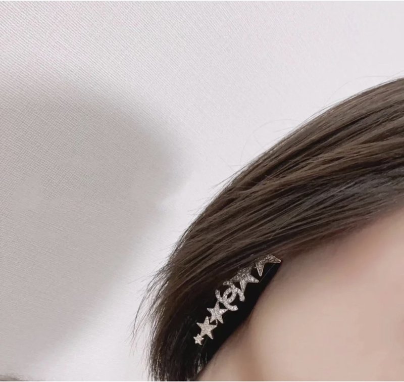 샤넬 스타일 별모양 프링지 귀걸이 001-235561