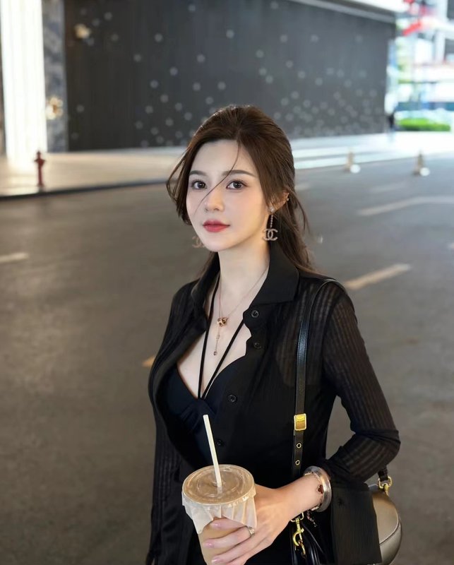 샤넬 스타일 크리스털 드롭 진주 귀걸이 001-235589