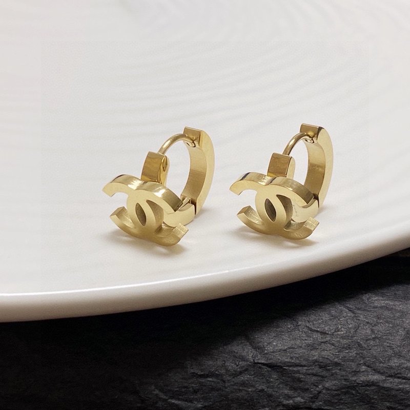 샤넬 심플 스타일 우아한 이어링 001-235619