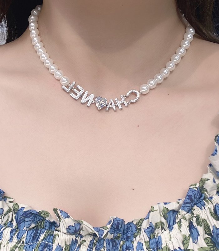 빈티지 알파벳 목걸이 우아한 디자인 001-235708
