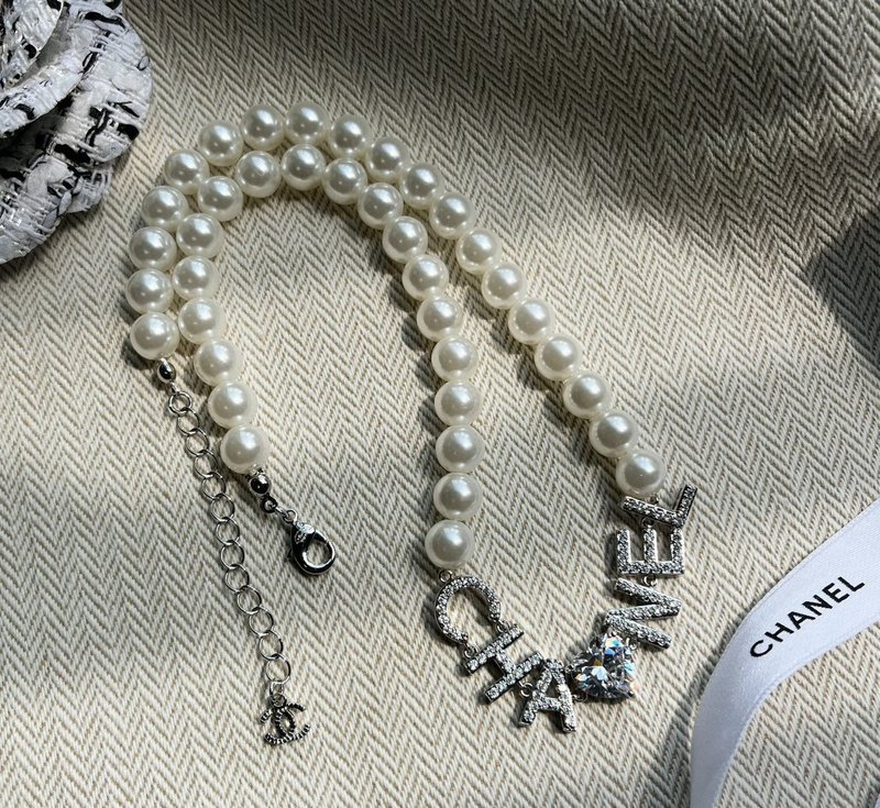 빈티지 알파벳 목걸이 우아한 디자인 001-235708