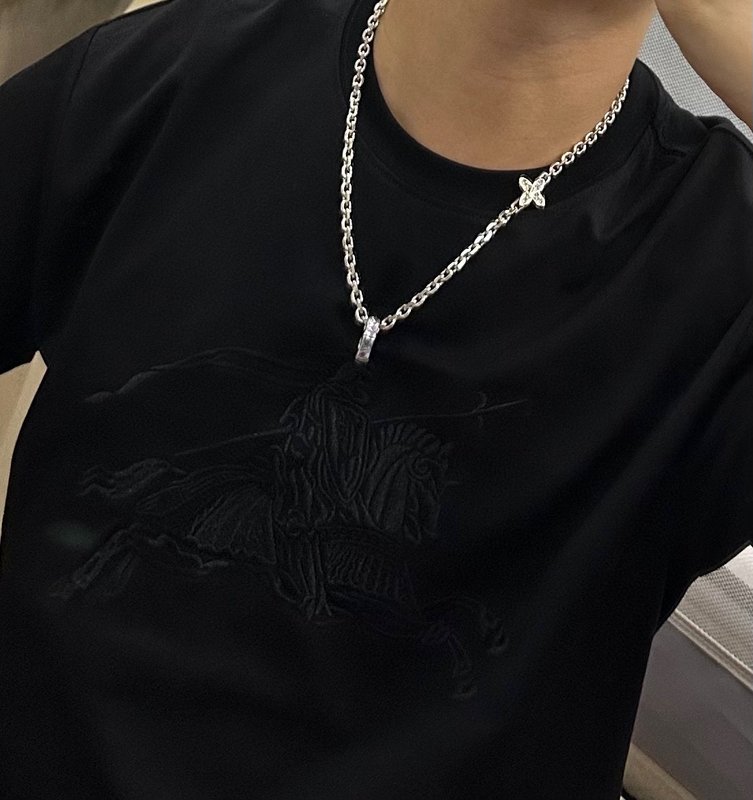 루이비통 빈티지 실버 목걸이 유니섹스 001-235738
