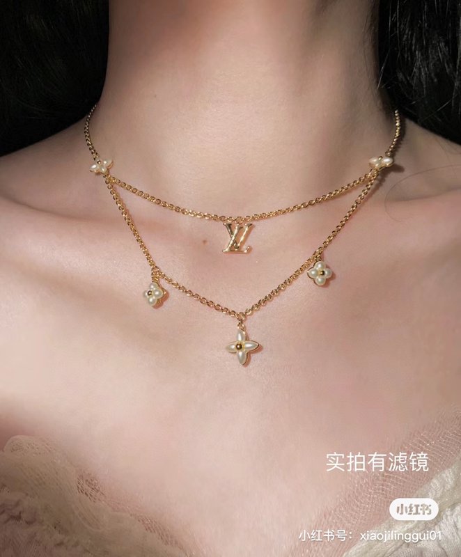 루이 알파벳 L 목걸이 클래식 001-235757