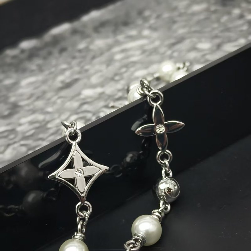 루이 펄스 비즈 체인 목걸이 001-235784