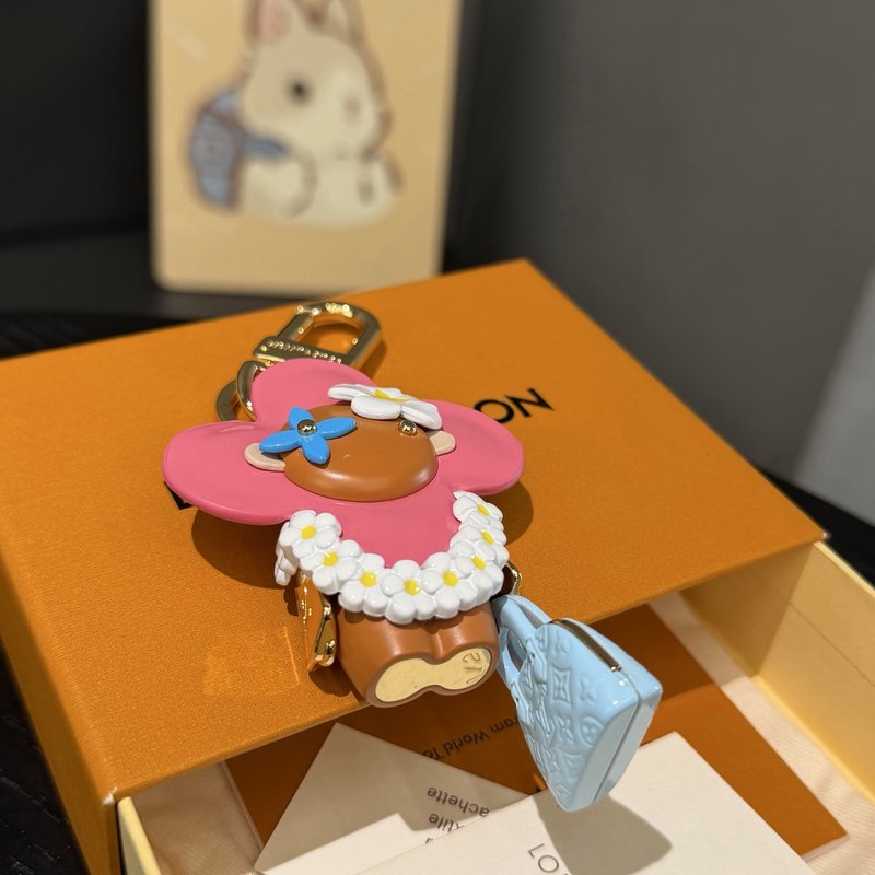 루이비통 블랙 하와이 인형 키링 001-235906