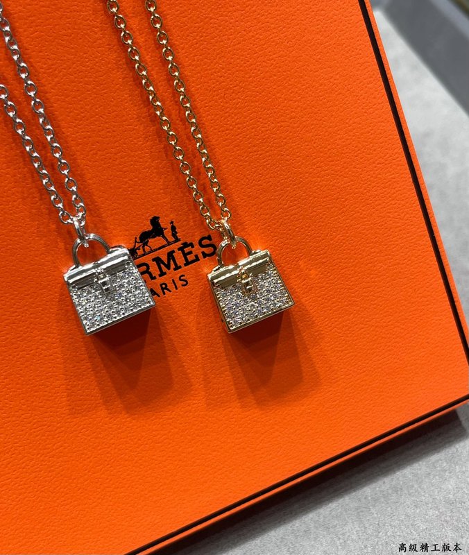 에르메스 스타일 자물쇠 목걸이 001-236221