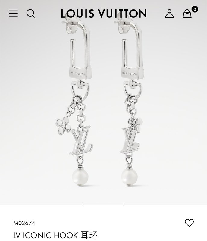 루이 클로버 진주 프릴 롱 이어링 001-236332