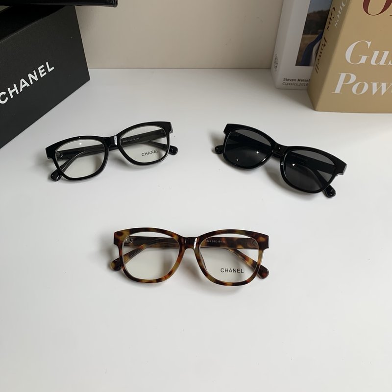샤넬 클래식 빈티지 블루라이트 차단 안경 001-236459