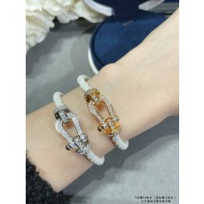 프레드 대형 풀다이아몬드 말굽 팔찌 패션 고급 001-243107