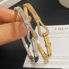 프레드 풀다이아몬드 호스슈 버클 팔찌 001-243108