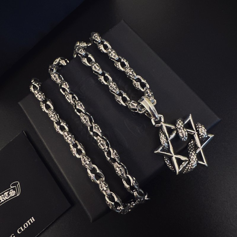 크롬하츠 빈티지 크로스 목걸이 001-243185