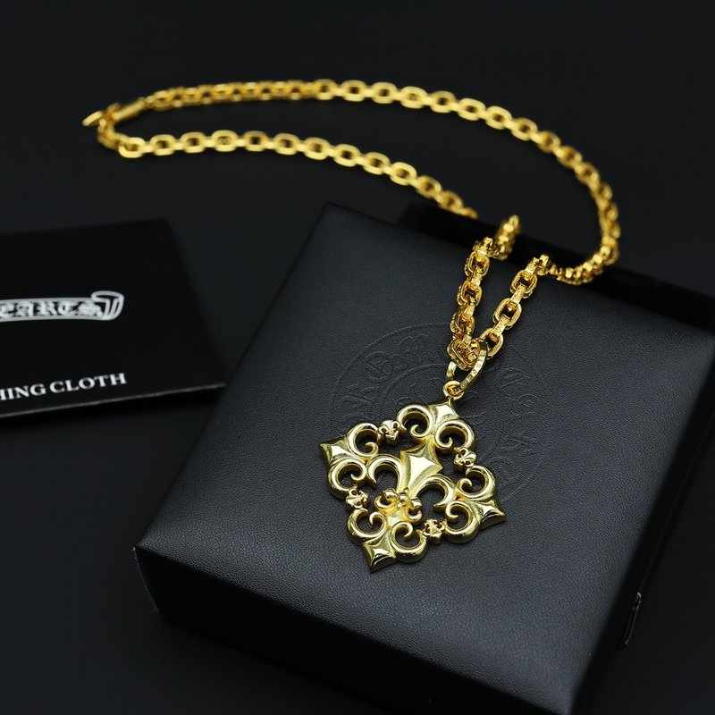 크롬하츠 빈티지 크로스 체인 목걸이 001-243414