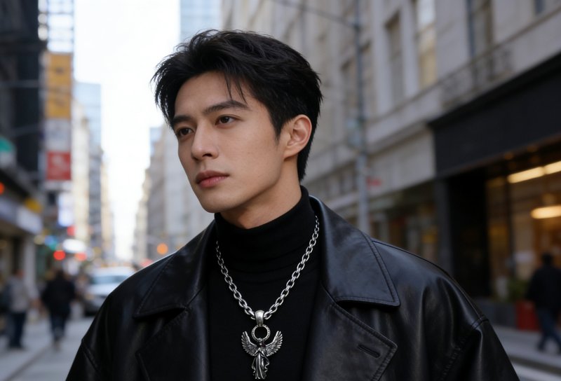크롬하츠 빈티지 크로스 목걸이 001-243444