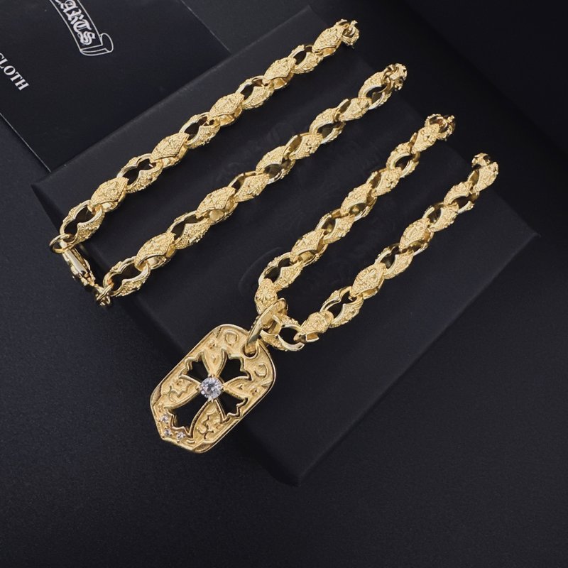 크롬하츠 십자가 펜던트 목걸이 001-243474