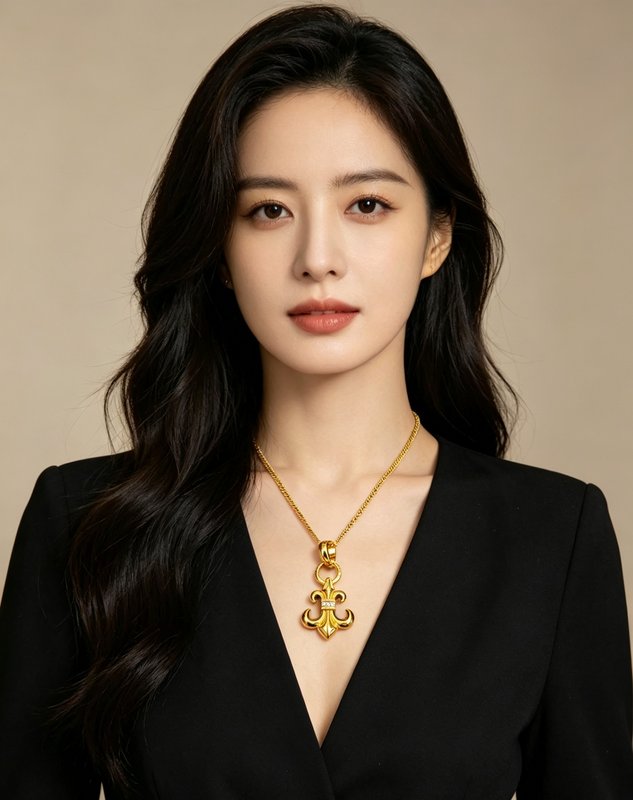 크롬하츠 보이 스카우트 골드 목걸이 001-243497