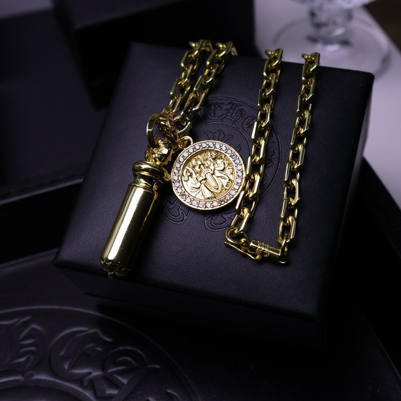 크롬하츠 빈티지 크로스 목걸이 001-243499
