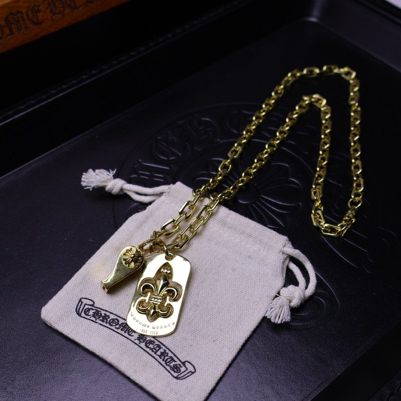 크롬하츠 빈티지 크로스 목걸이 001-243500