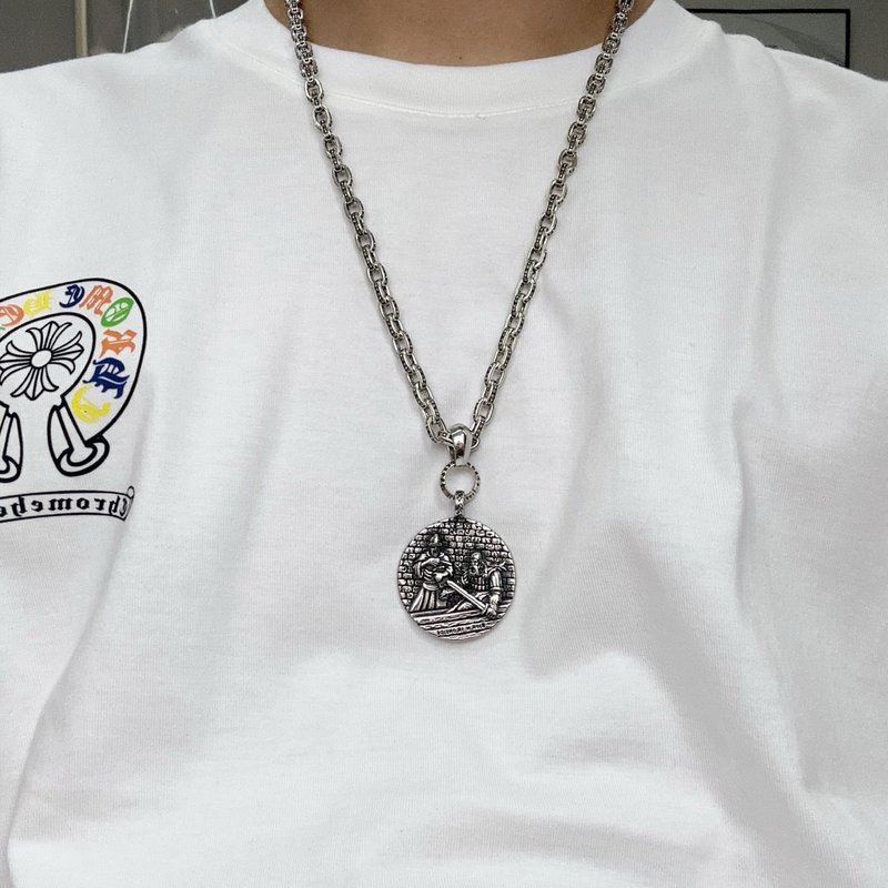 크롬하츠 빈티지 크로스 목걸이 001-243502