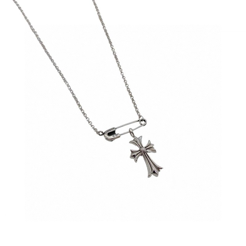 크롬하츠 십자가 다이아몬드 핀 목걸이 001-243551