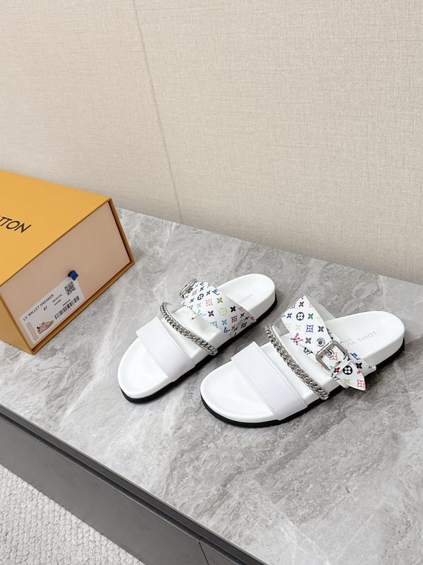 루이비통 모노그램 체인 커플 샌들 001-243685