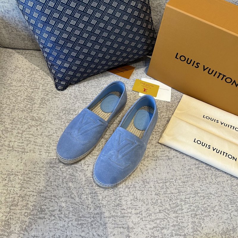 LV 뉴버전 송아지 스웨이드 에스파드릴 001-243922