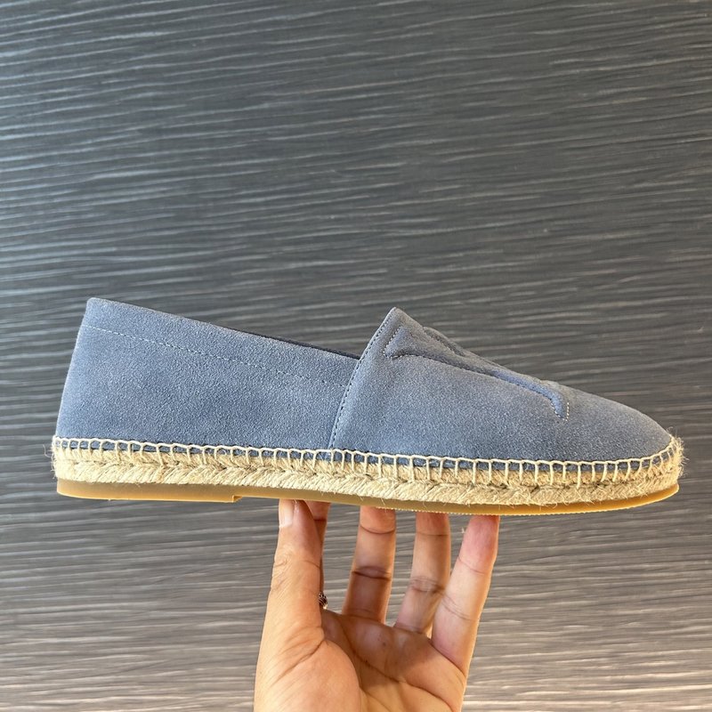 LV 뉴버전 송아지 스웨이드 에스파드릴 001-243922