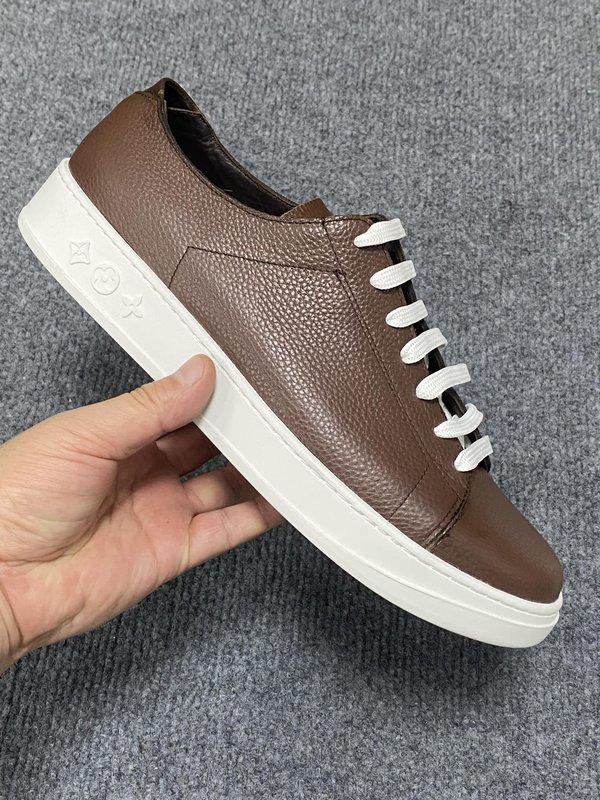 LV 스타일 이탈리아 수입 소 가죽 비즈니스 캐주얼 슈 001-243986