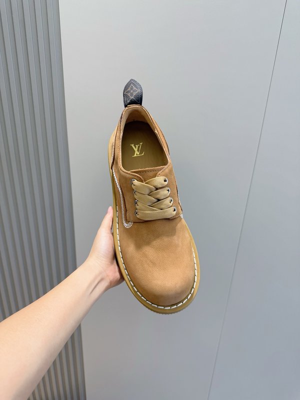 LV 체커 남성 스웨이드 앵클 부츠 001-243993