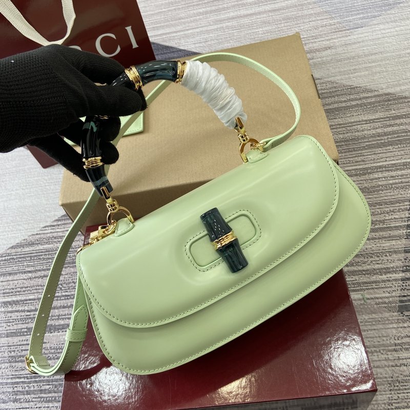구찌 연두색 양피 안감 여성 핸드백 001-246858