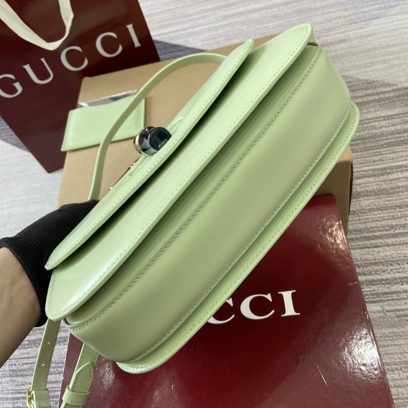 구찌 연두색 양피 안감 여성 핸드백 001-246858