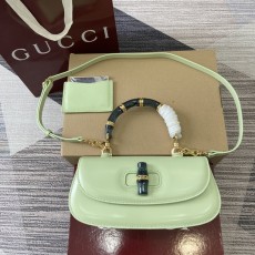 구찌 연두색 양피 안감 여성 핸드백 001-246858
