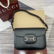 구찌 블랙 가죽 핸드백 숄더백 001-246984