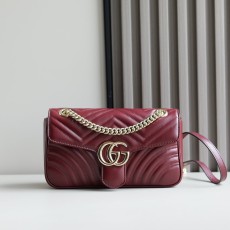 앙코라 레드 마몽 GG 로고 여성 체인백 001-247306