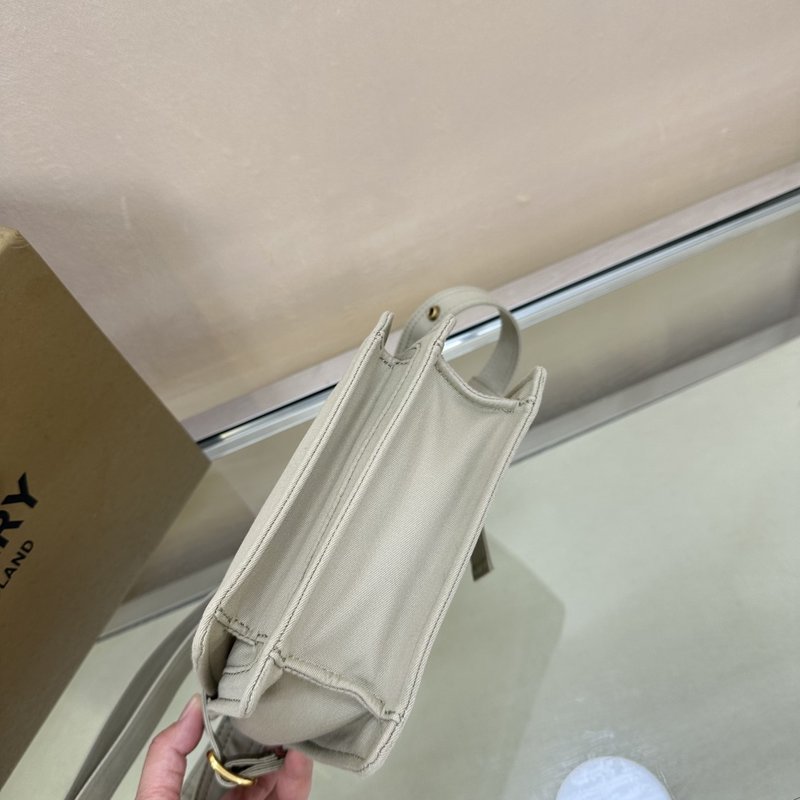 코튼 혼방 자카드 체크 핸드백 001-247755