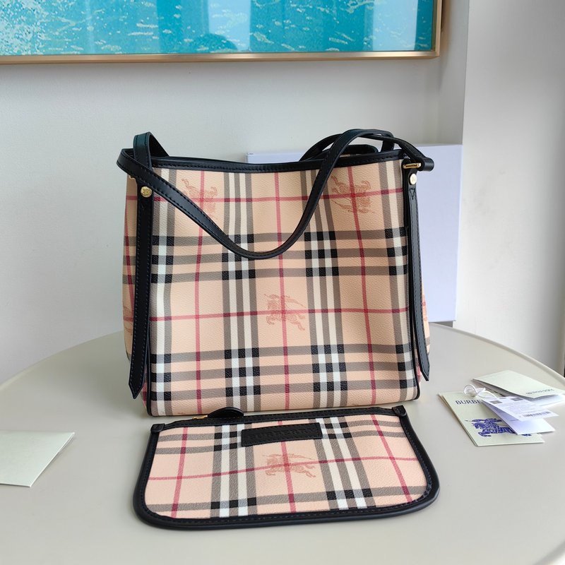 클래식 체크 패턴 토트백 카드지갑 세트 001-247827