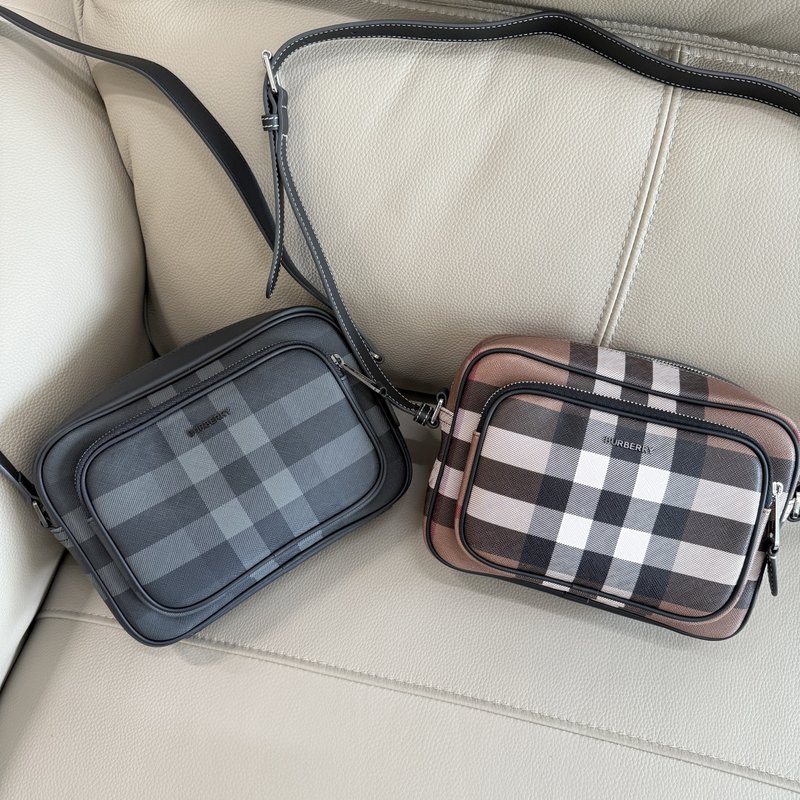 업그레이드 베이지 체크 카본 그레이 여성용 가방 001-247847