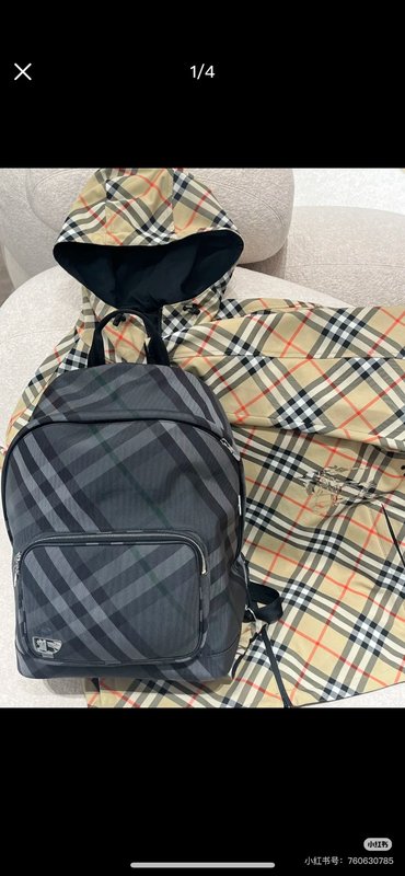 클래식 체크 패턴 백팩 001-247902