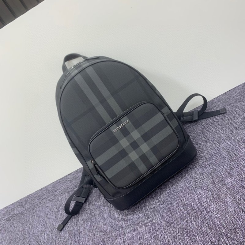 클래식 체크 백팩 001-247911